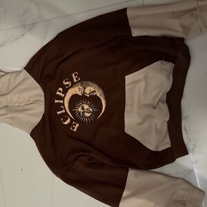 Brown and Tan Eclipse Hoodie